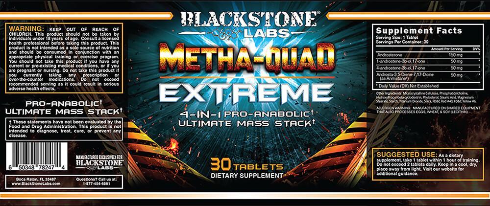 Blackstone Labs - METHA-QUAD EXTREME - 30 Tablets