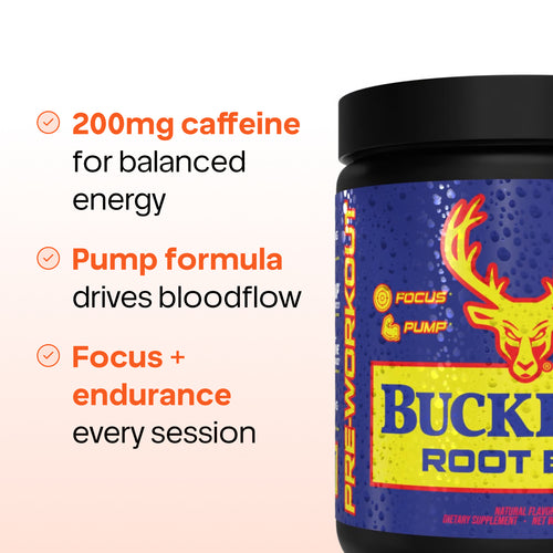 Bucked Up Pre-Workout — Energy, Pump & Focus (30 Servings)