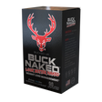 Bucked Up Buck Naked Look Better Naked metabolism and energy support capsules, 90-count, with red deer logo on black premium packaging designed for body composition and performance goals.