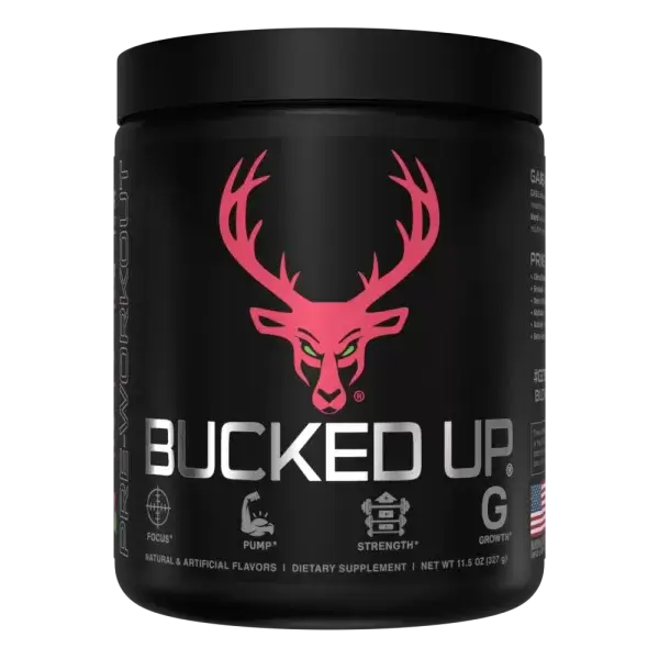 Bucked Up Pre Workout Supplement Strawberry Watermelon Flavor 