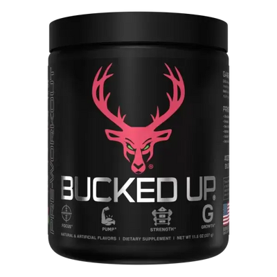 Bucked Up Pre-Workout — Energy, Pump & Focus (30 Servings)