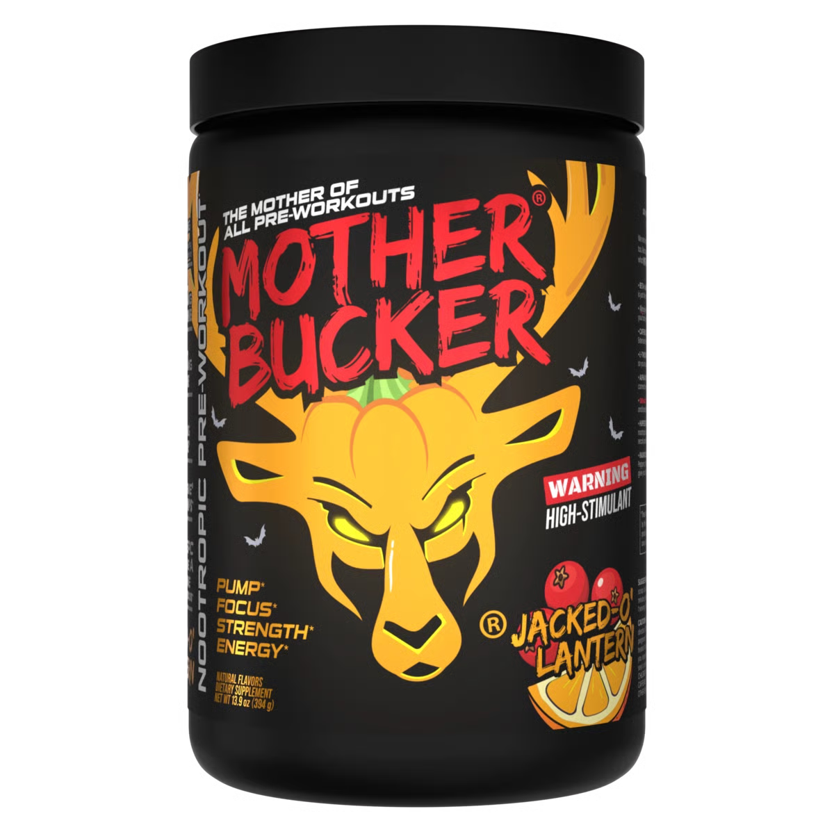 Bucked Up Mother Bucker Pre-workout Jacked-O' Lantern