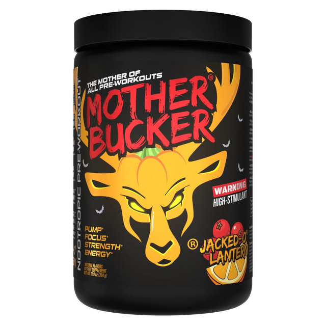Bucked Up Mother Bucker Pre-workout Jacked-O' Lantern