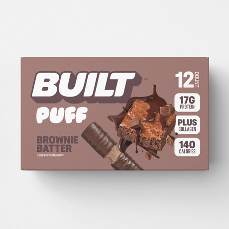 Built Puff Brownie Batter protein bars 12 Pack