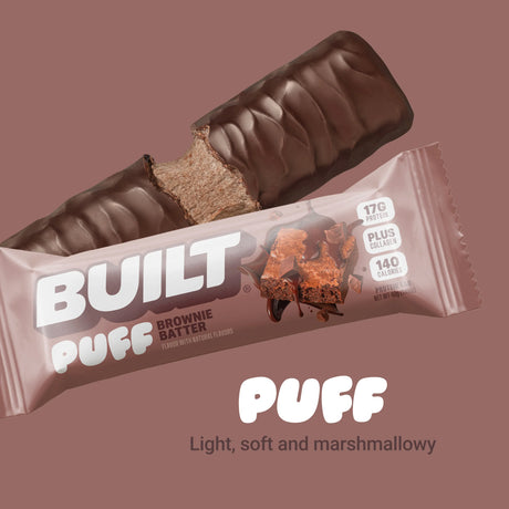 Built Puff Brownie Batter single protein bar