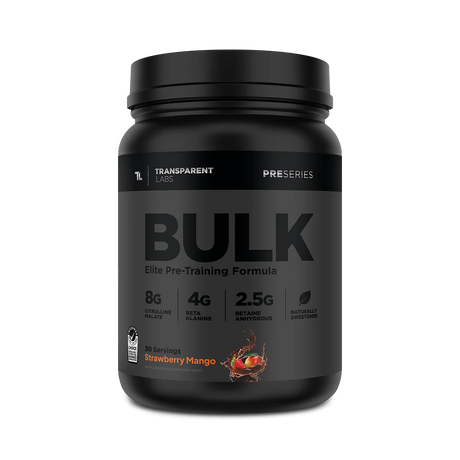 Bulk Black Pre-workout by Transparent Labs