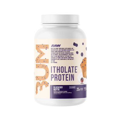 RAW CBUM Itholate — 100% Micro-Filtered Whey Isolate, ~25g Protein (Low Fat/Carb)