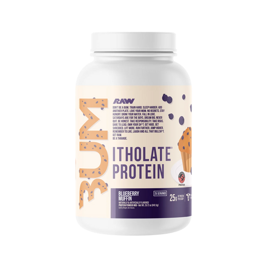 RAW CBUM Itholate — 100% Micro-Filtered Whey Isolate, ~25g Protein (Low Fat/Carb)