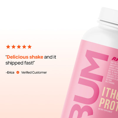 RAW CBUM Itholate — 100% Micro-Filtered Whey Isolate, ~25g Protein (Low Fat/Carb)