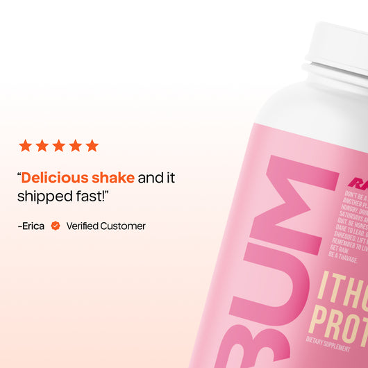 RAW CBUM Itholate — 100% Micro-Filtered Whey Isolate, ~25g Protein (Low Fat/Carb)