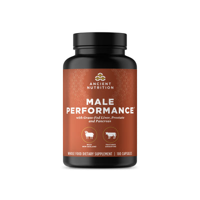Ancient Nutrition Male Performance | Grass-Fed Liver, Prostate & Pancreas Support