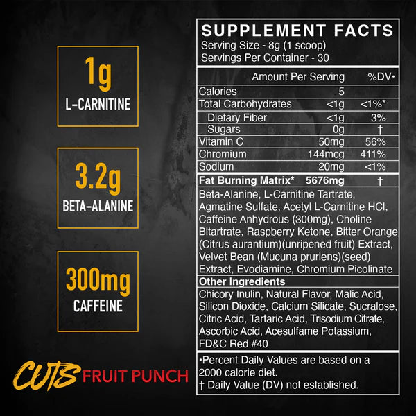 Cuts Pre-workout by Black Market Labs