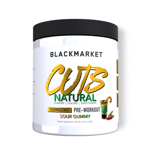 BlackMarket Labs CUTS Natural Pre-Workout Sour Gummy