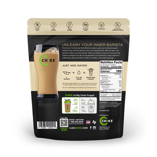 Chike vanilla iced protein coffee ingredients