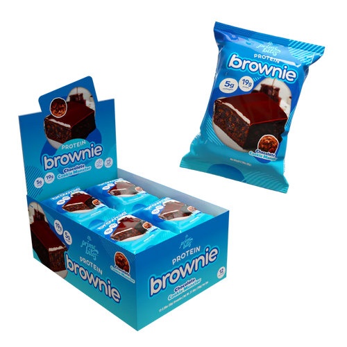 Alpha Prime Prime Bites Protein Brownies – 19g Whey, 5g Collagen, Low Sugar