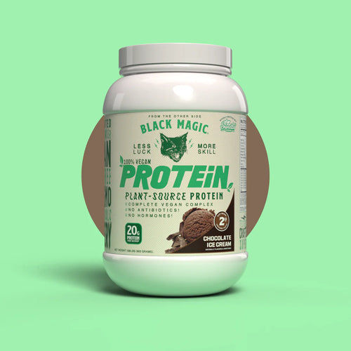 Plant-Source 100% Vegan Protein - Keto, Low Sugar, Dairy Free - 20g Protein by Black Magic