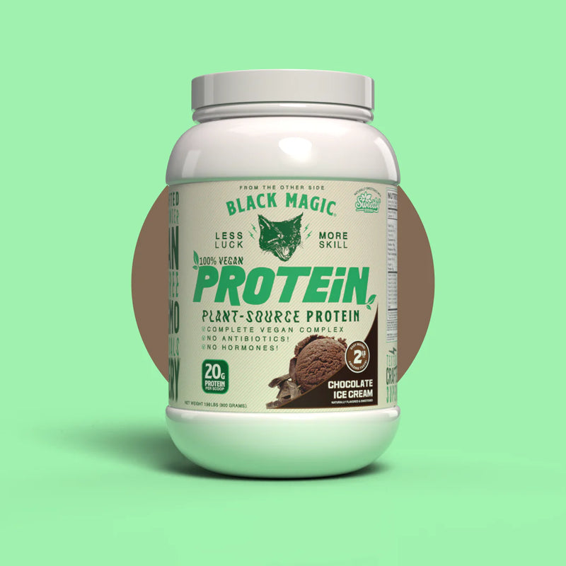Black Magic Supply Plant-Source 100% Vegan Protein - Keto, Low Sugar, Dairy Free - 20g Protein by Black Magic