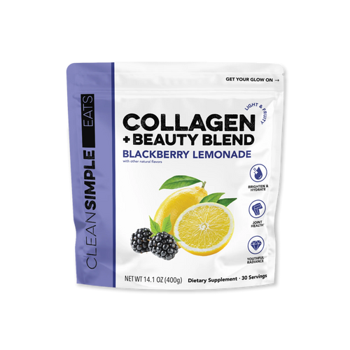 Clean Simple Eats Collagen Beauty Blend Blackberry Lemonade