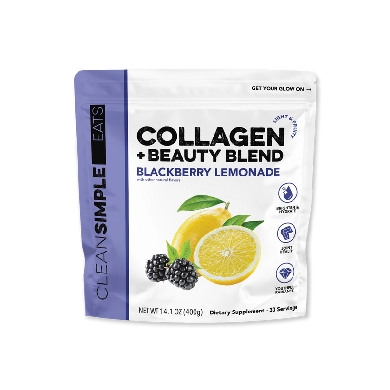 Clean Simple Eats Collagen Beauty Blend Blackberry Lemonade