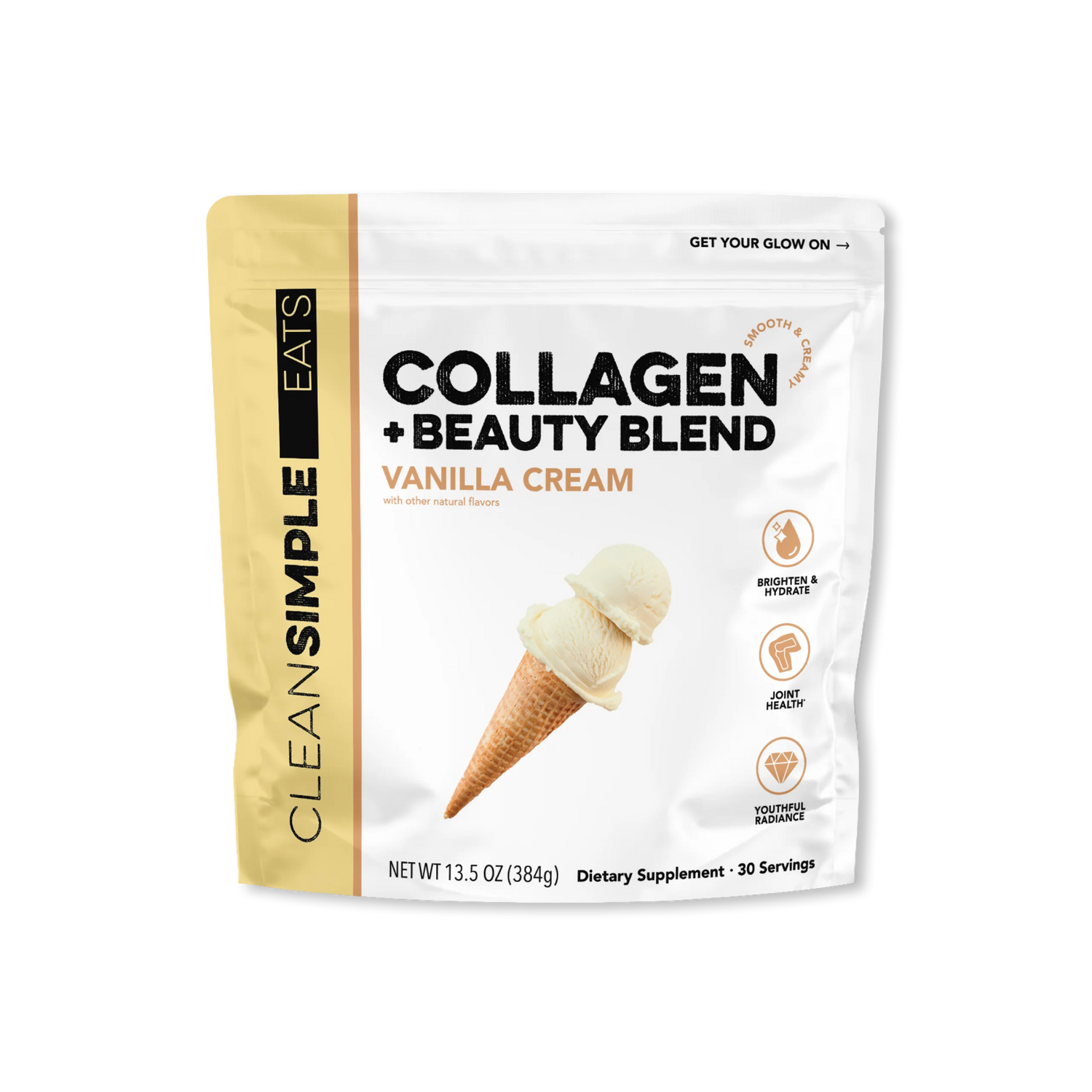 Clean Simple Eats Collagen + Beauty Blend Vanilla Cream