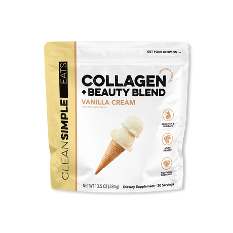 Clean Simple Eats Collagen + Beauty Blend Vanilla Cream