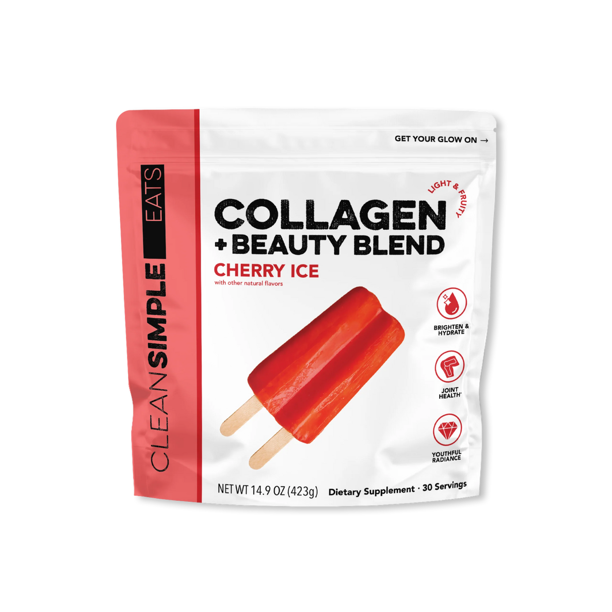 Clean Simple Eats Collagen Beauty Blend Cherry Ice