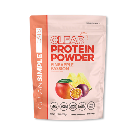 Clean Simple Eats Clear Protein Powder Pineapple Passion