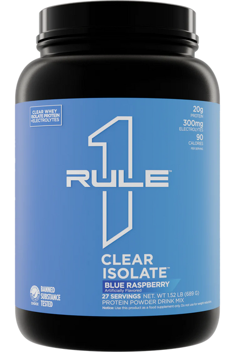 Rule 1 Proteins R1 CLEAR ISOLATE - Clear & Refreshing Whey Isolate