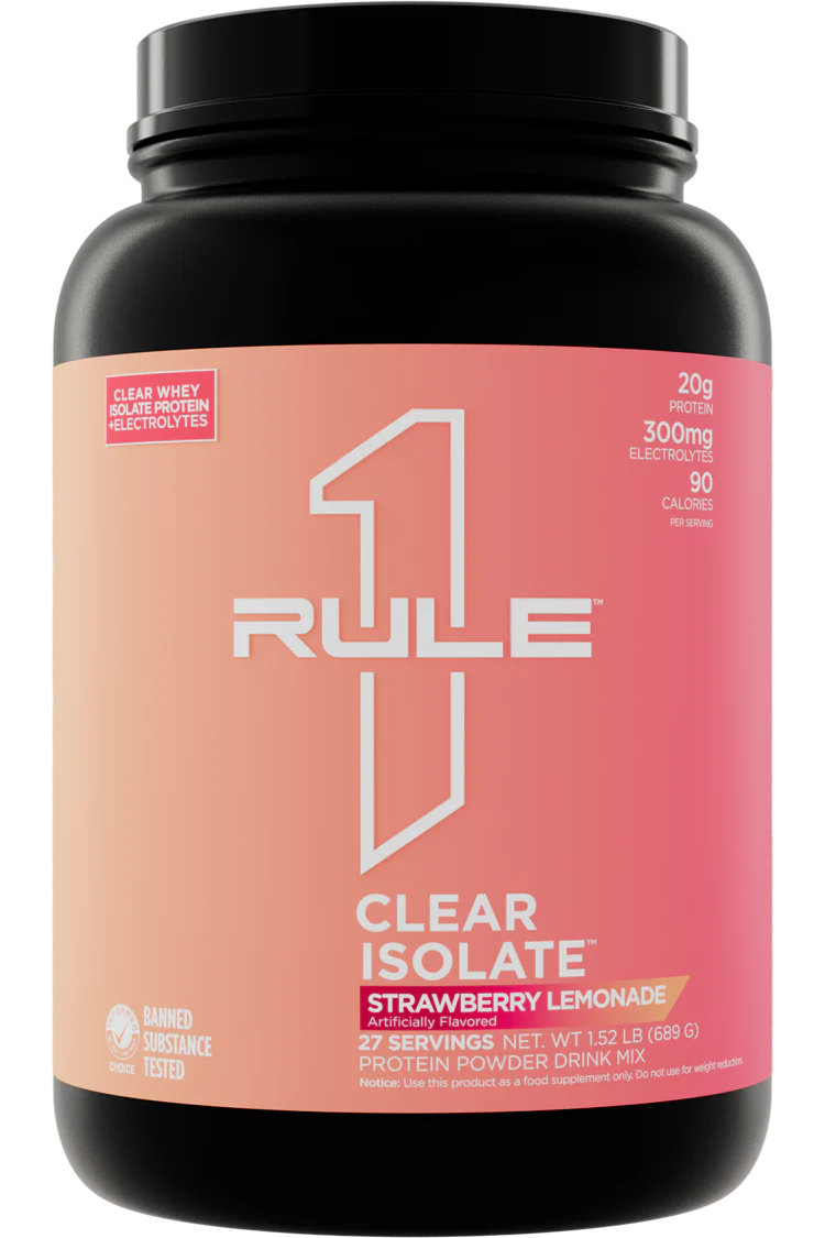 Rule 1 Proteins R1 CLEAR ISOLATE - Clear & Refreshing Whey Isolate