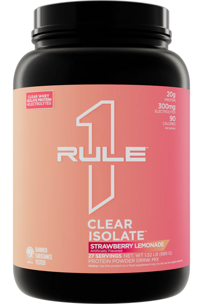 Rule 1 Proteins R1 CLEAR ISOLATE - Clear & Refreshing Whey Isolate