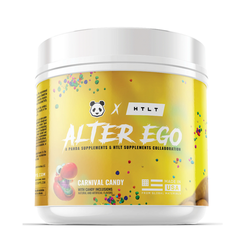 Panda x HTLT Alter Ego Carnival Candy pre-workout supplement