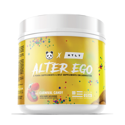 Panda x HTLT Alter Ego Carnival Candy pre-workout supplement