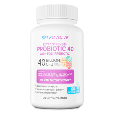 SelfEvolve Probiotic 40 Billion with Prebiotics