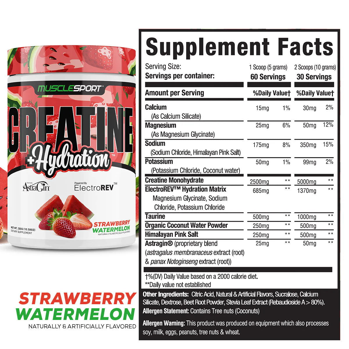 CREATINE + HYDRATION by Muscle Sport