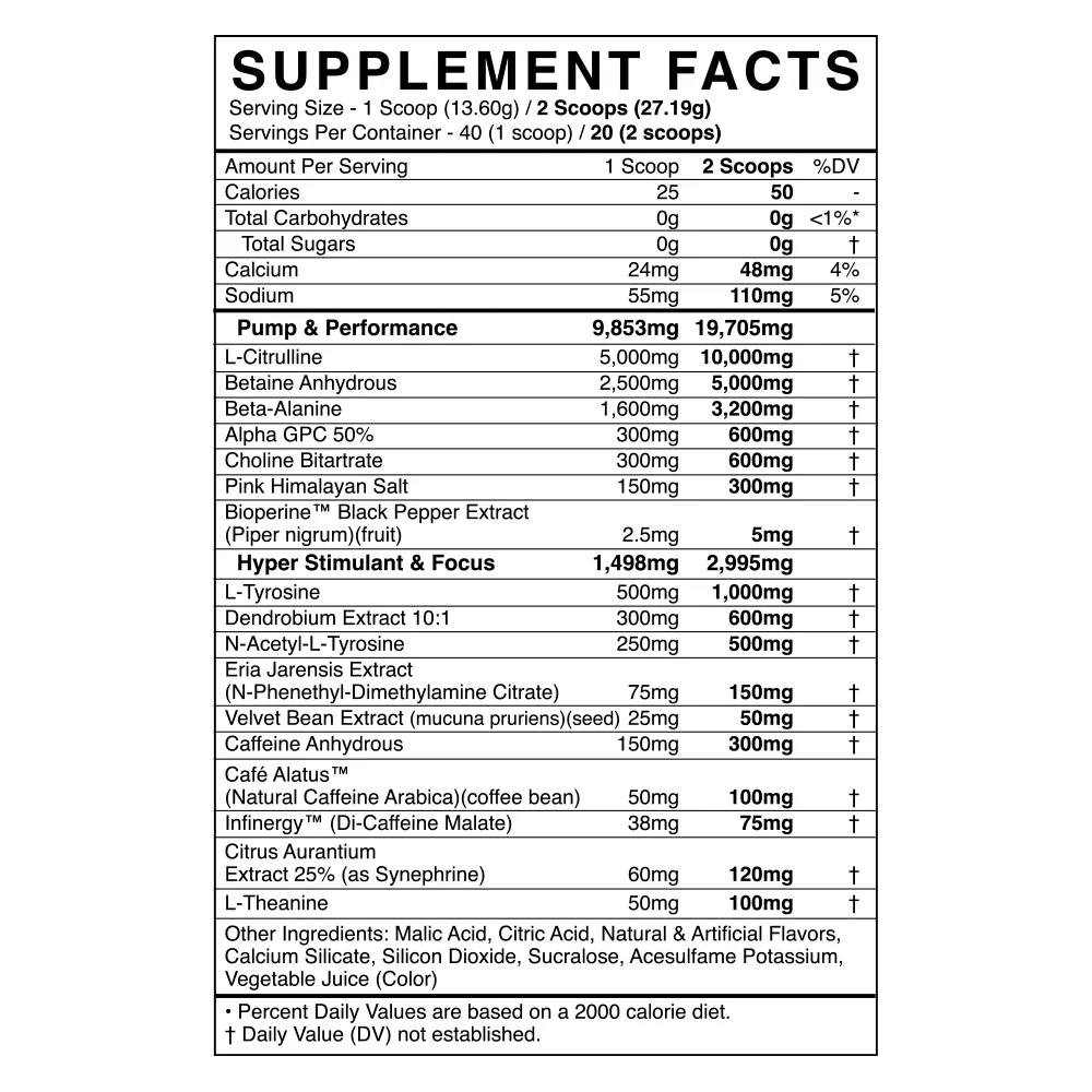 DEFY Full‑Spectrum Pre‑Workout – 450 mg Caffeine & 22 g Active Matrix