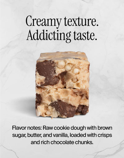 David Protein Bars information on Chocolate Chip Cookie Dough flavor