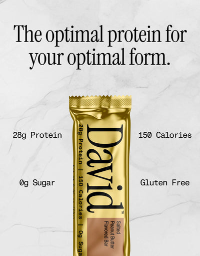 David Protein Bars with high protein and 0 sugar