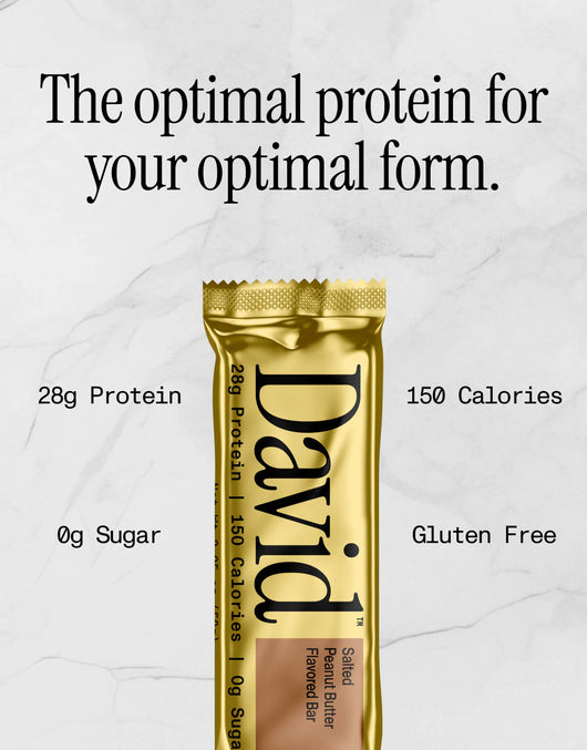 David Protein Bars with high protein and 0 sugar