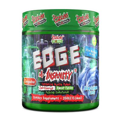 Psycho Pharma Edge of Insanity Pre-workout Blue Cotton Candy