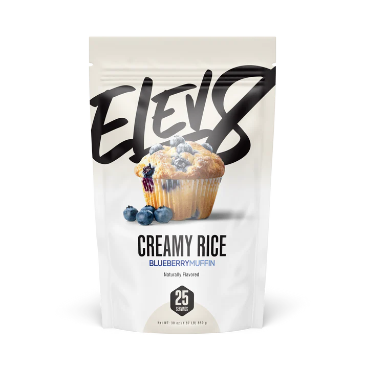 ELEV8 Creamy Rice Blueberry Muffin flavor 