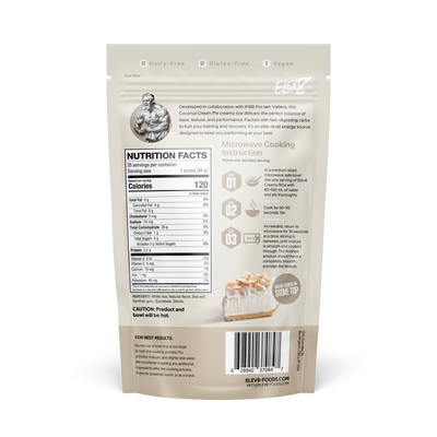 Elev8 Creamy Rice Coconut Cream Pie Nutrition Facts