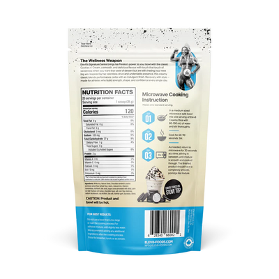 Elev8 Creamy Rice Cookies n' Cream Nutrition Facts