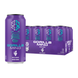 Gorilla Mind sugar-free energy drink Wild Grape Flavor