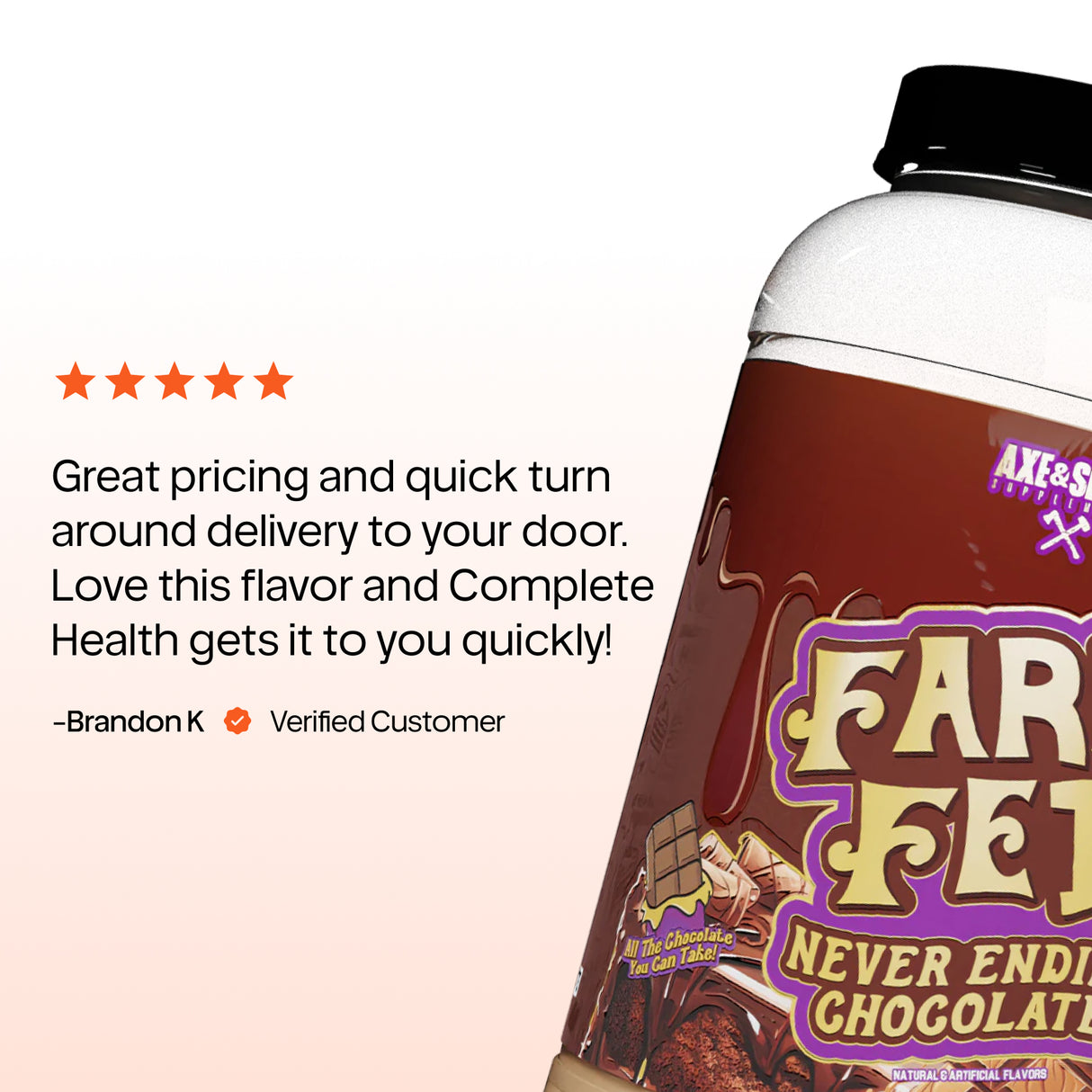 AXE & SLEDGE FARM FED — Grass-Fed 100% Whey Protein Isolate, 25g