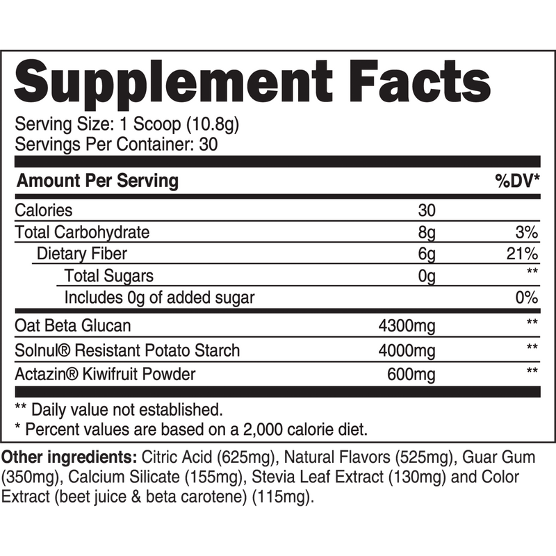 Transparent Labs Daily Fiber | Prebiotic Fiber Supplement