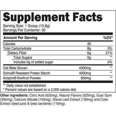 Transparent Labs Daily Fiber | Prebiotic Fiber Supplement