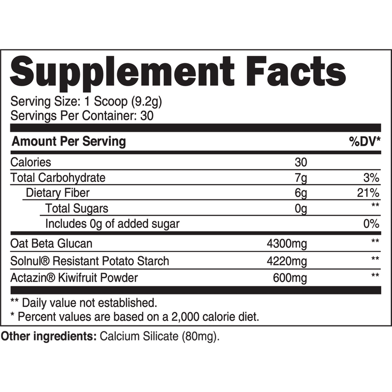 Transparent Labs Daily Fiber | Prebiotic Fiber Supplement