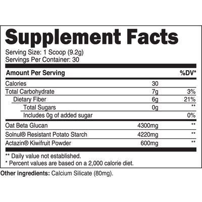 Transparent Labs Daily Fiber | Prebiotic Fiber Supplement