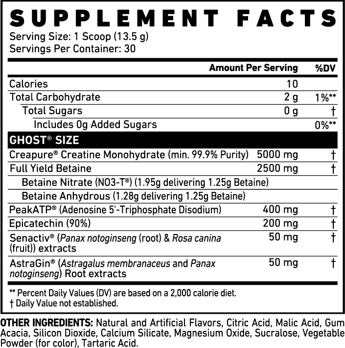 GHOST Size V3 Muscle Builder