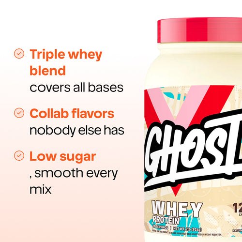 GHOST® Whey Protein — 25g Premium Whey Blend, Legendary Flavors